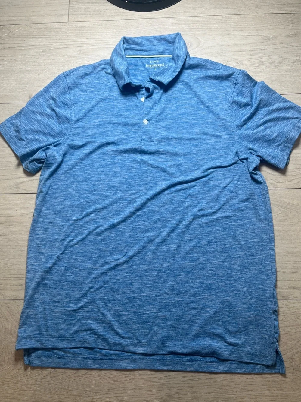 J.Crew Performance Men's Polo Shirt - Blue men’s size large